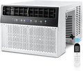 Antarctic Star 12,000 BTU U-Shaped Window Air Conditioner Unit Cools up to 550 Sq.Ft. with 6 Modes